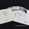 Impression de brochures couleur de catalogue personnalisé